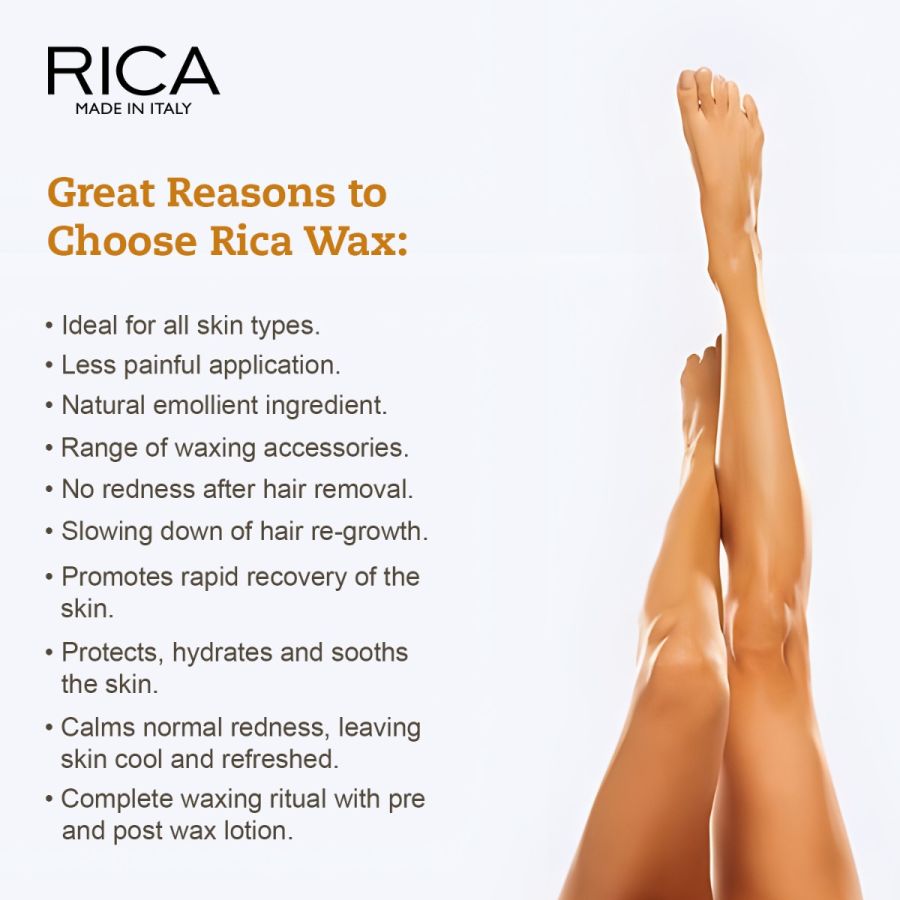 Rica After Wax Lotion with Argan Oil for Men & Women – Moisturizing & Nourishing Post-Wax Skin Care (250 ml) | Soothes & Hydrates Sensitive Skin