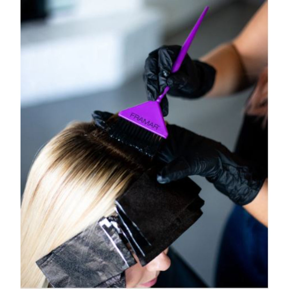 Framar - Big Daddy Brush Set - 3 Pack black, pink, & purple