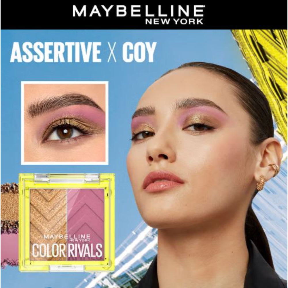 Maybelline New York Color Rivals Longwear Duo Eyeshadow Palette (3g)
