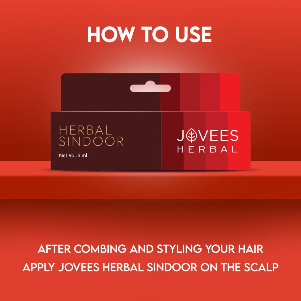 Jovees Sindoor Maroon | Rich Color | Quick Drying, Long Lasting - 5 ml