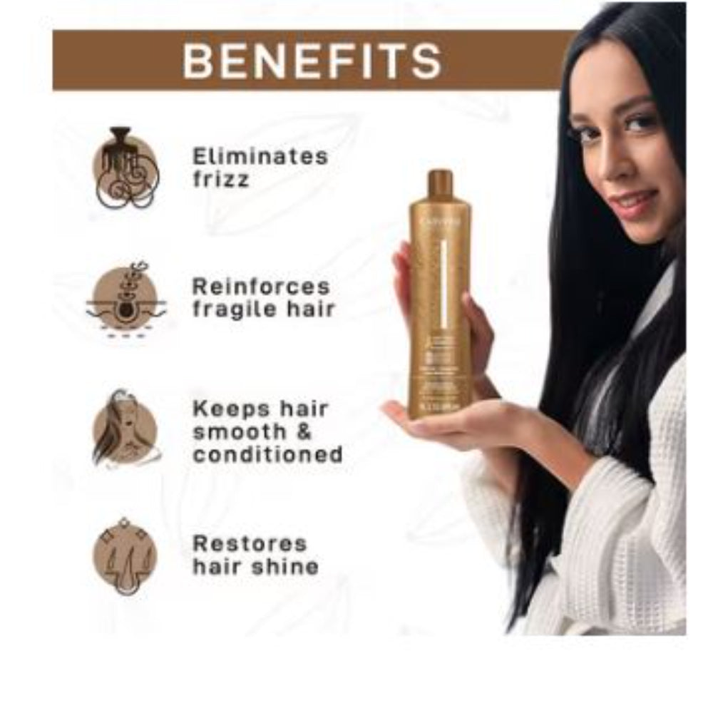 Cadiveu - Brasil Cacau Anti Frizz Shampoo For Dry & Frizzy Hair (1000ml)