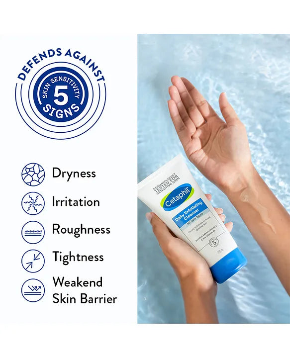 Cetaphil Daily Exfoliating Cleanser – Gentle Exfoliation for Healthy, Glowing Skin