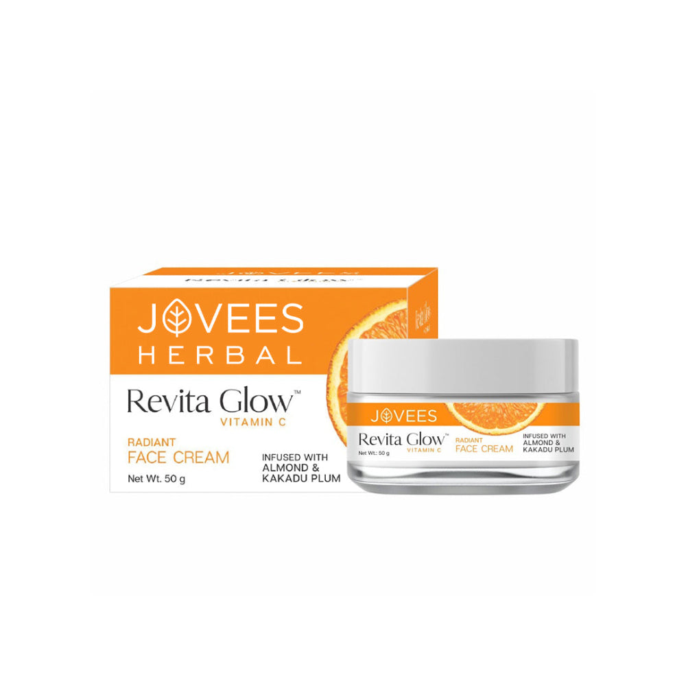 Jovees Revita Glow Vitamin C Cream Infused With Almond & Kakadu Plum