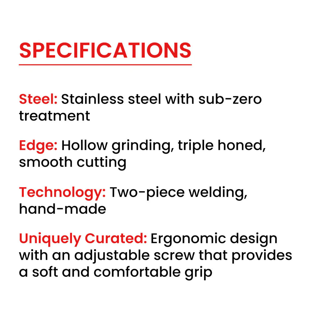 Mr. Barber Classic Black Teflon Scissors 5.5" (14 cm) | Professional Hair Cutting Shears - 1 Piece