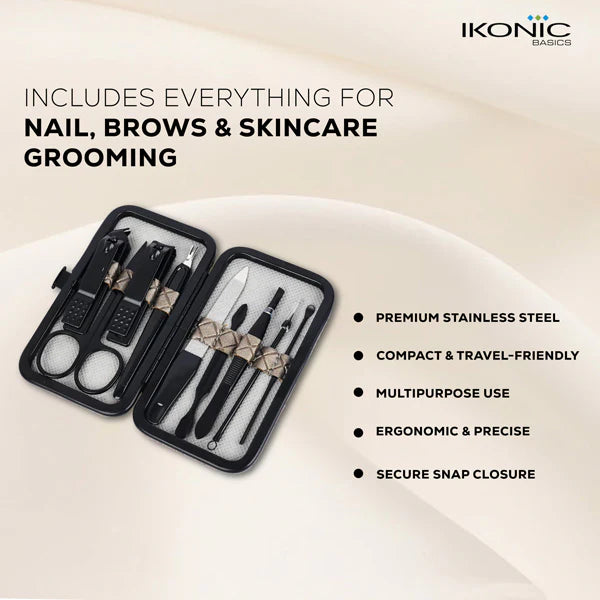 Ikonic Basics 9 in 1  Manicure Kit    IKB-173-2C