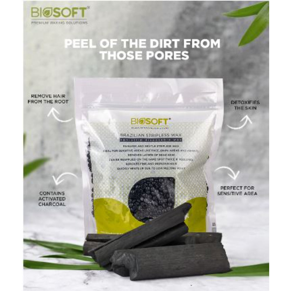 BioSoft - Charcoal Stripless Wax