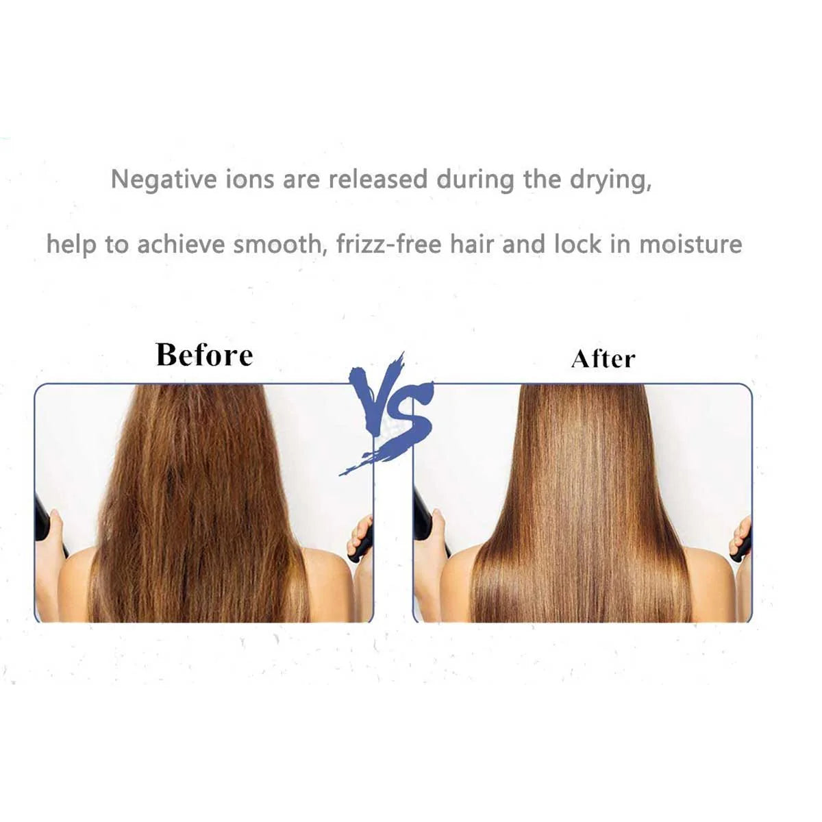 Mr. Barber Airmax Dryer with 2 Air Flow Detachable Nozzles Turbo Motor Powerful Professional Hair Dryer For Styling & Dressing 2400 Watts (Black)