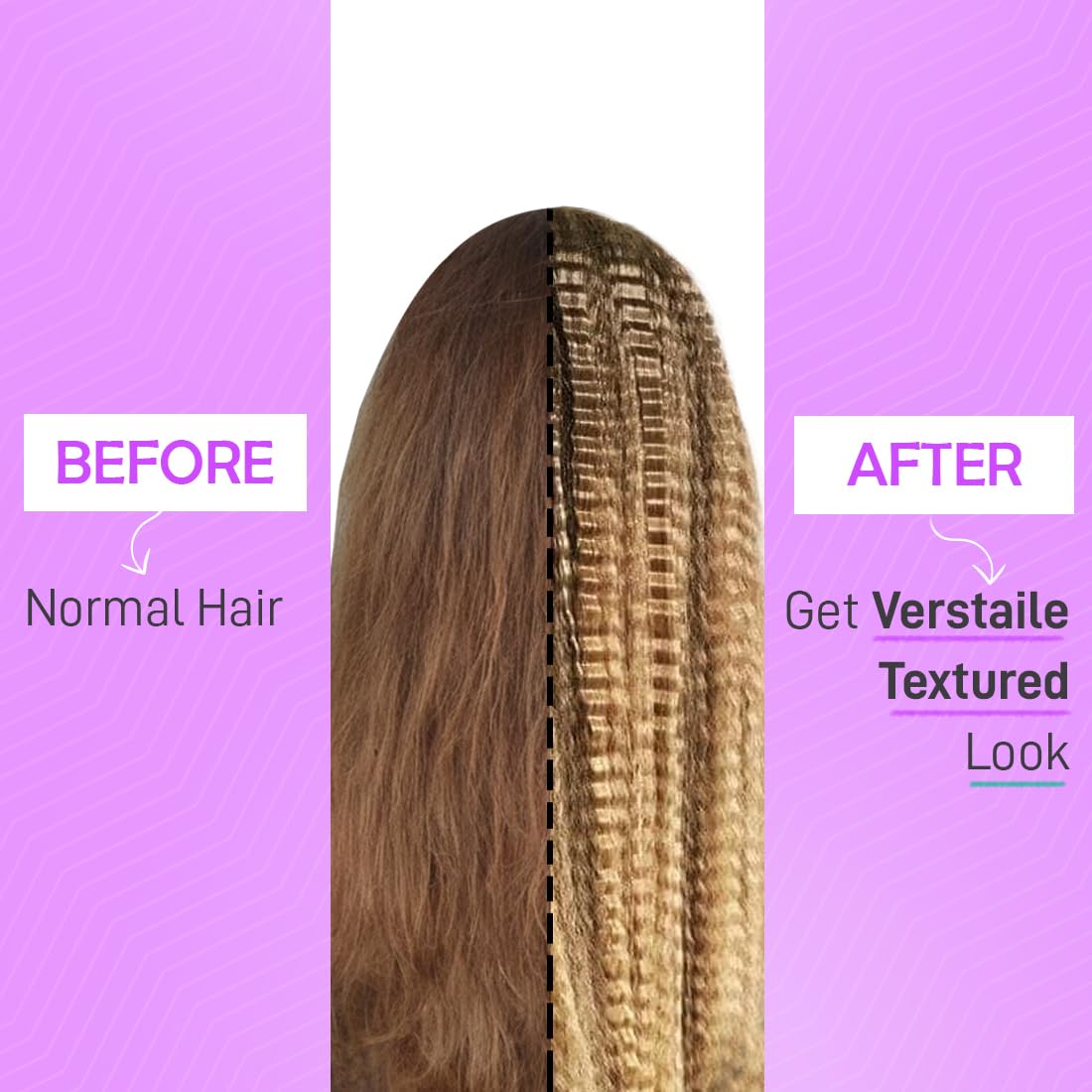 Ikonic Professional CRIMP & STYLE HAIR CRIMPER,Purple