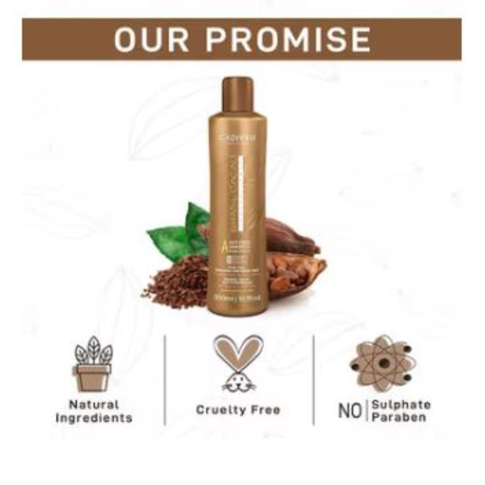 Cadiveu - Brasil Cacau Anti Frizz Shampoo For Dry & Frizzy Hair (300ml)