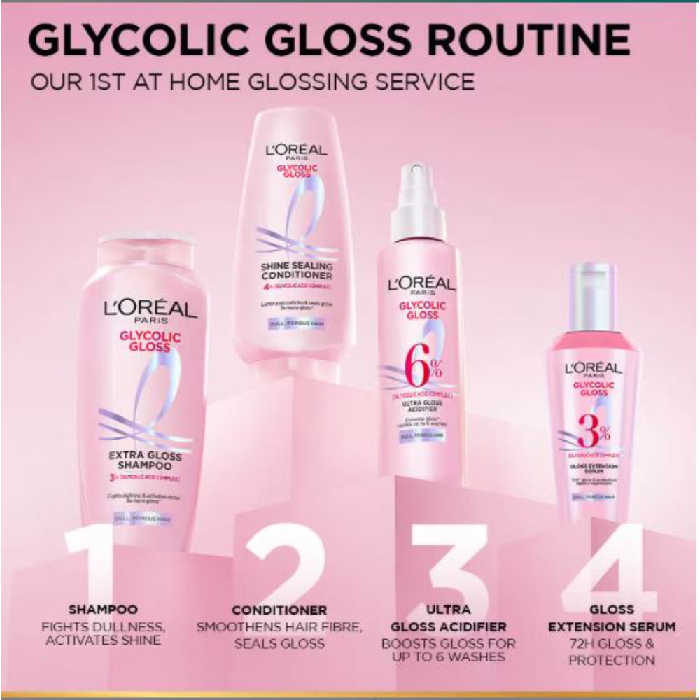 L'Oreal Paris Glycolic Gloss Shine Boosting Shampoo