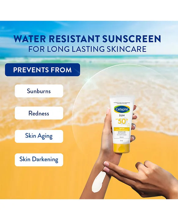 Cetaphil Advanced Sun Protection for Sensitive & Allergy-Prone Skin – UVB, UVA & IR Defense