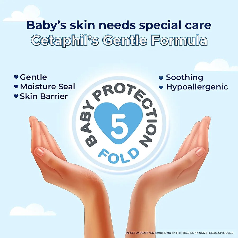 Cetaphil Baby Wash & Shampoo with Organic Calendula – Gentle Head-to-Toe Care