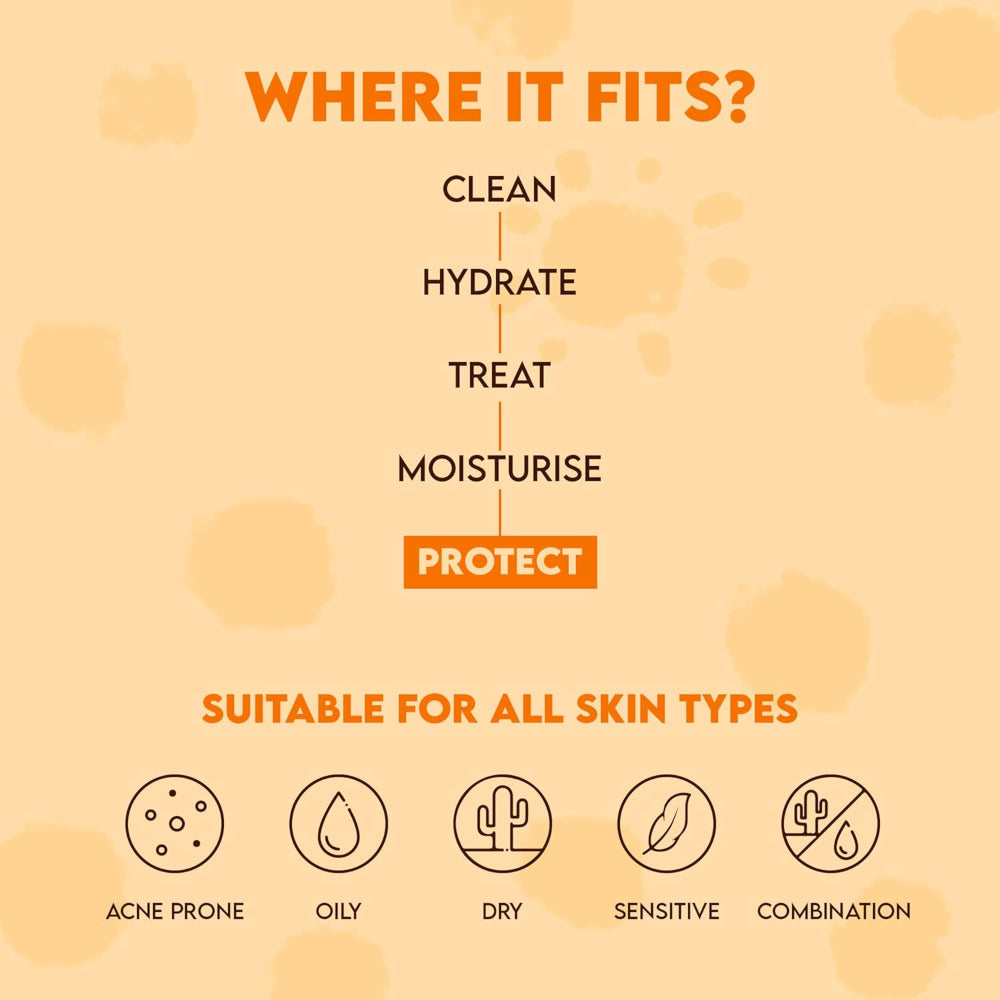 Jovees Sunscreen Face Serum SPF 65 PA+++ | Broad Spectrum Protection 30 ml