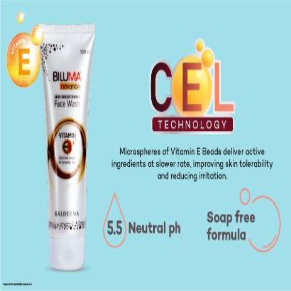 Cetaphil Biluma Advance Skin Brightening Face Wash – Gentle Cleanse, Bright Radiance