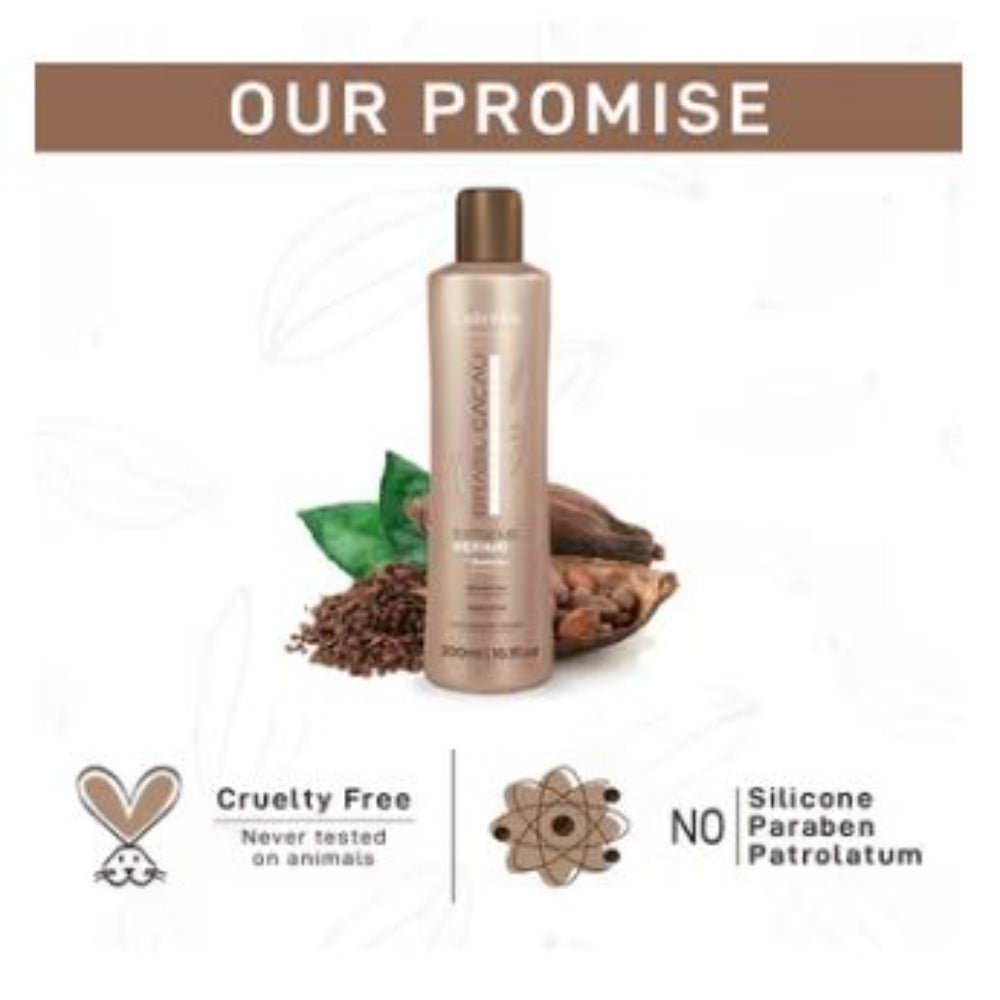 Cadiveu - Brasil Cacau Professional Extreme Repair Shampoo Sulfate Free For Damaged Hair (300ml)