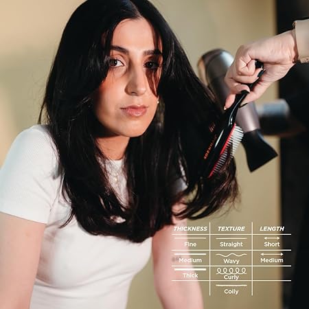 Denman Large Styling Brush, D4 - 9 Row