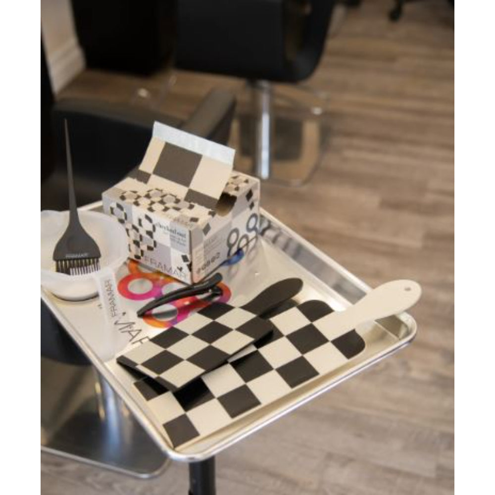Framar - Black and Cream Checked Out - Paddle Pack of 2