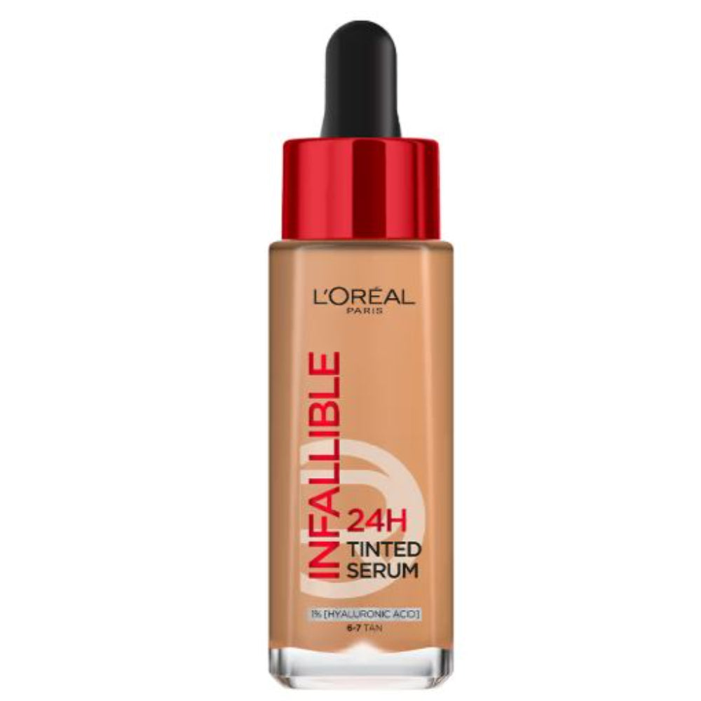 L’Oreal Paris Infallible 24H Tinted Serum Foundation, Lightweight, Dewy & Radiant (30 ml)