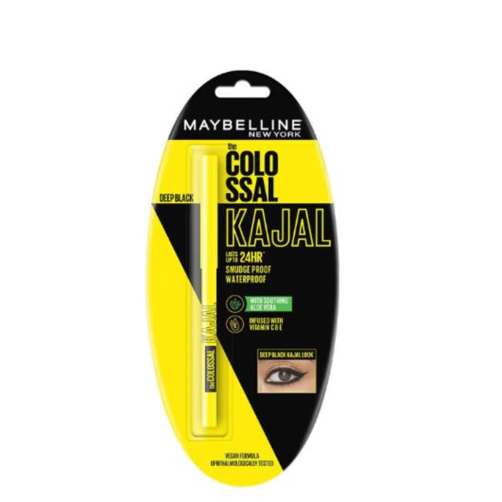 Maybelline New York The Colossal Kajal, Smudgeproof & Waterproof Lasts Up To 24H (0.35g)