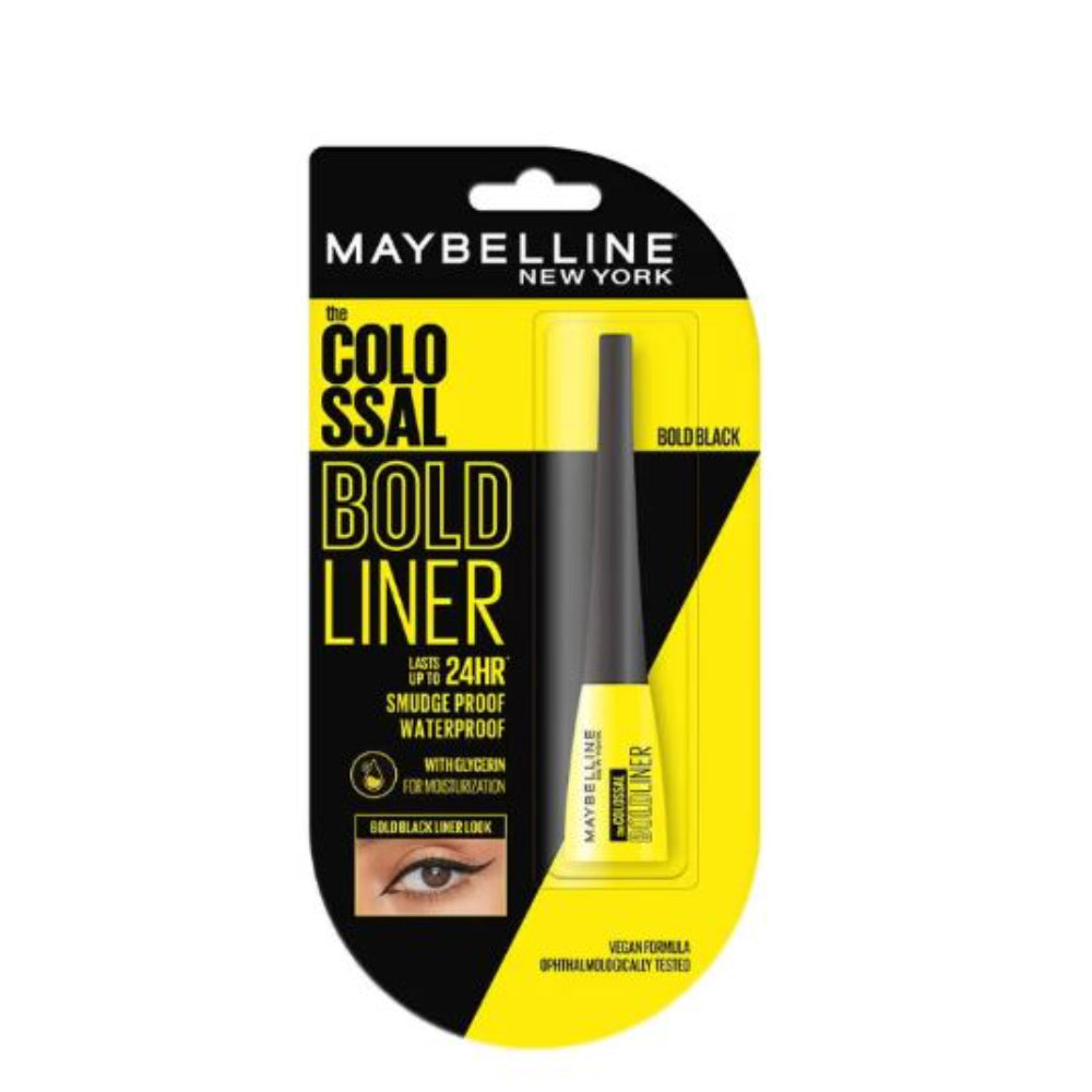 Maybelline New York The Colossal Bold Liner, Smudgeproof & Waterproof Eyeliner (3ml)