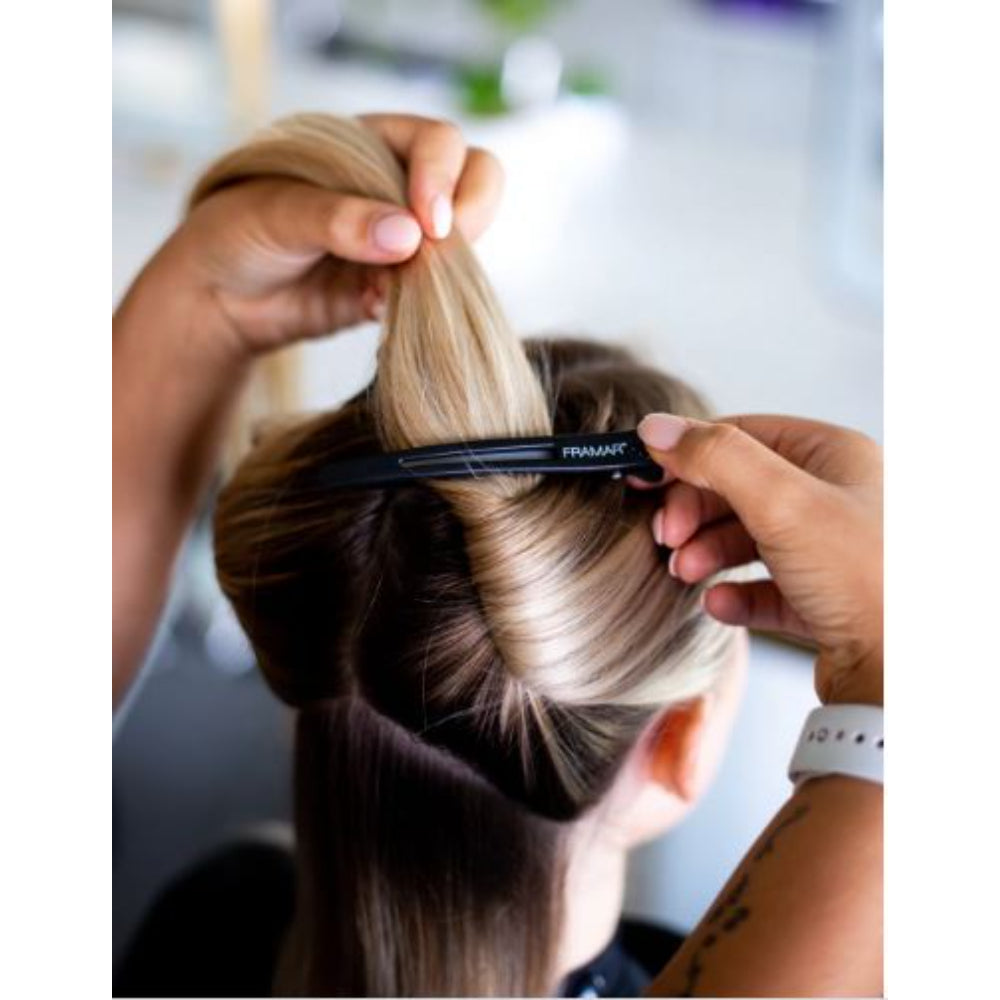 Framar - Super Sectioner Clips - Black Pack of 4