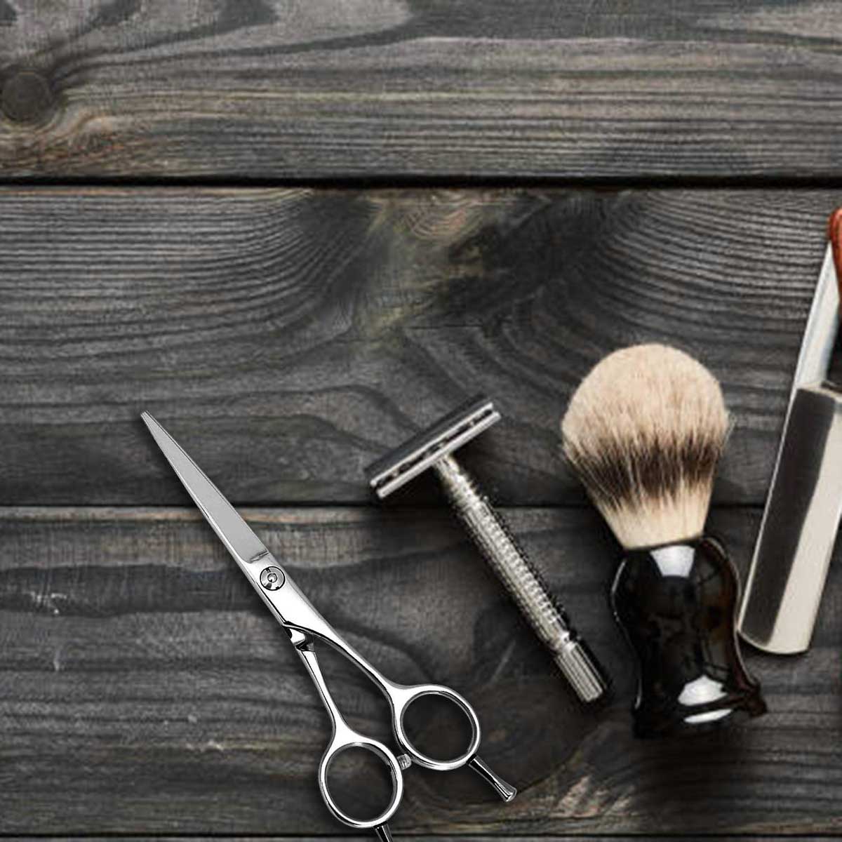 Mr. Barber Essentials Hair Scissors 5.5 Inch (14 cm) MB ES55 | Professional Precision Cutting Shears for Salon & Home Use