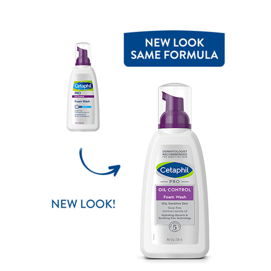 Cetaphil PRO Oil Control Foam Wash – Gentle Oil Control for Fresh, Clear Skin