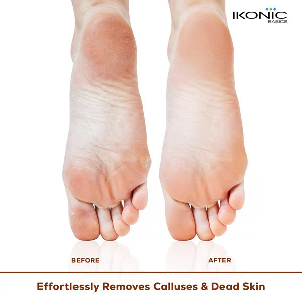 Ikonic Basics Sided Sand Bamboo Foot Scraper  IKB-758C