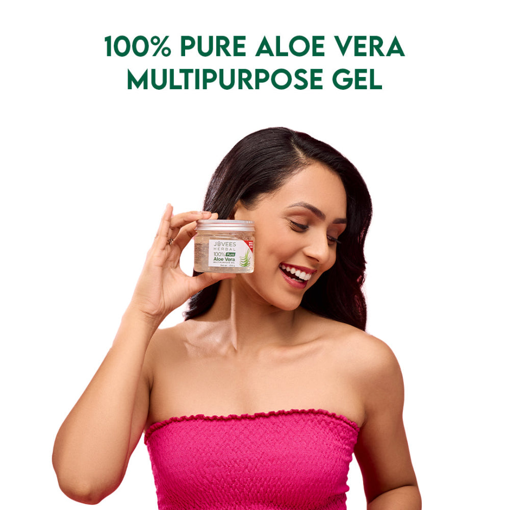 Jovees 100% Pure Aloe Vera Multipurpose Gel For Face, Skin & Hair