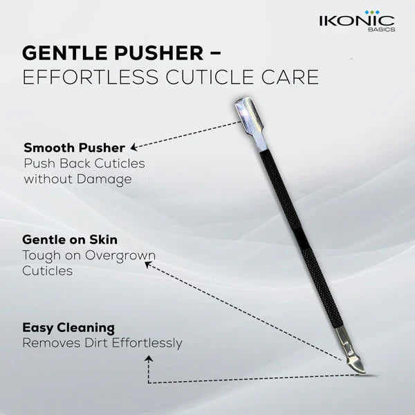 Ikonic Basics 2 in 1  Cuticle Pusher & Cutter  IKB-644-1C