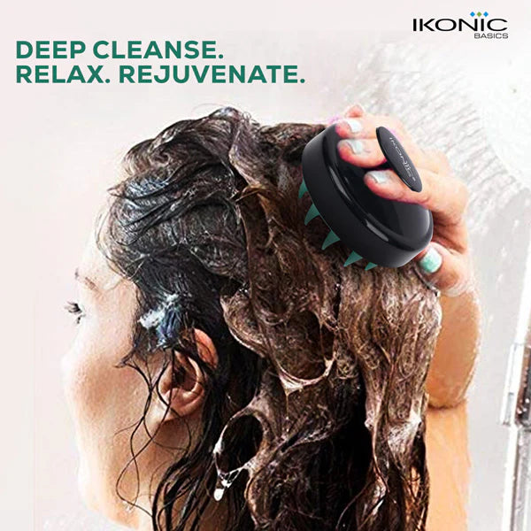 Ikonic Basics Scalp Massager & Shampoo Brush  IKB-053C