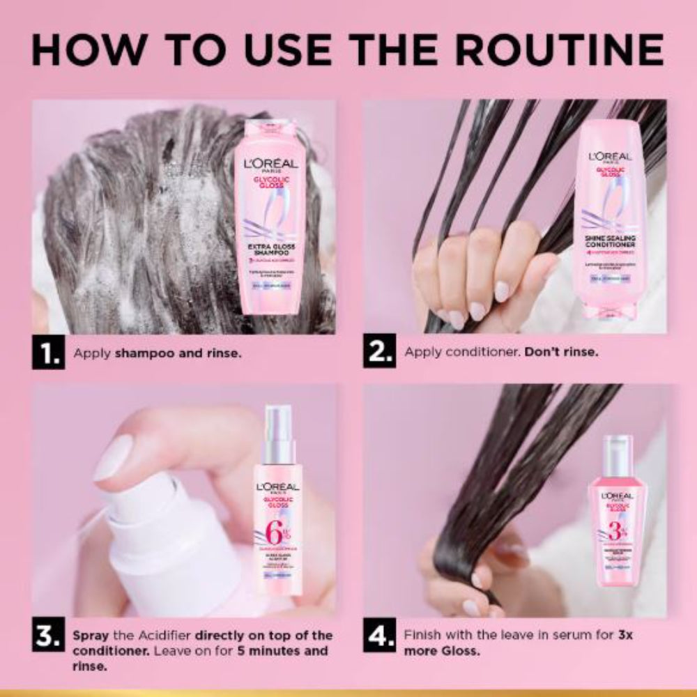 L'Oreal Paris Glycolic Gloss Shine Boosting Shampoo