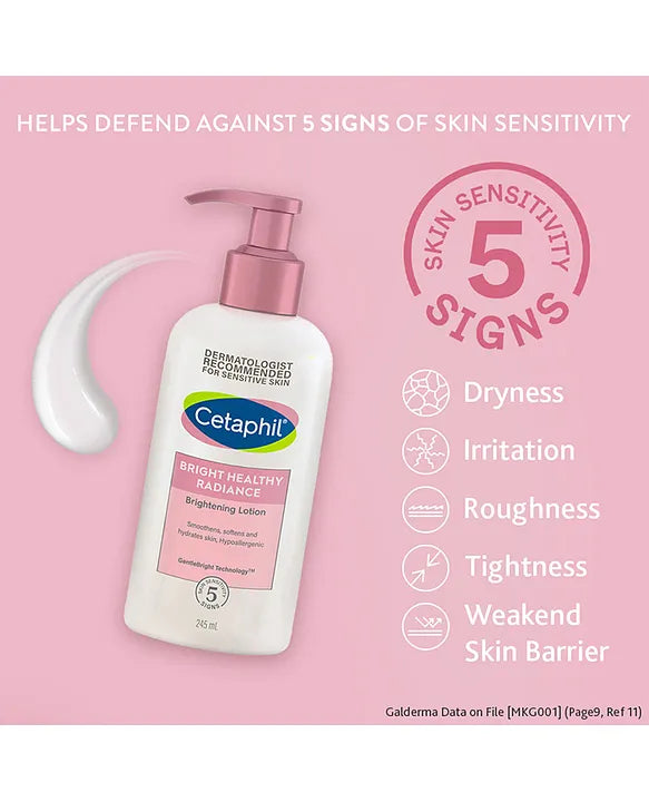 Cetaphil Brightening Lotion – 24-Hour Hydration & Even Skin Tone
