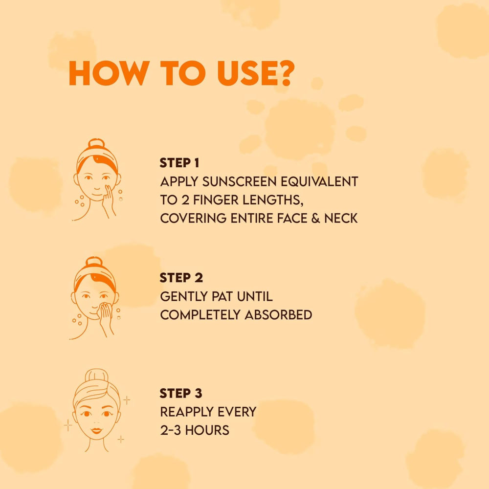 Jovees Sunscreen Face Serum SPF 35 | Aloe Vera & Carrot Extract 30 ml