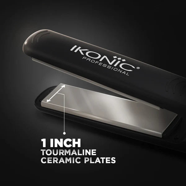 Ikonic Professional Pro Straight Black Hair Straightener