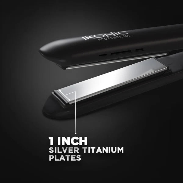 Ikonic Professional Slim Titanium Shine 2.0 Hair Straightener