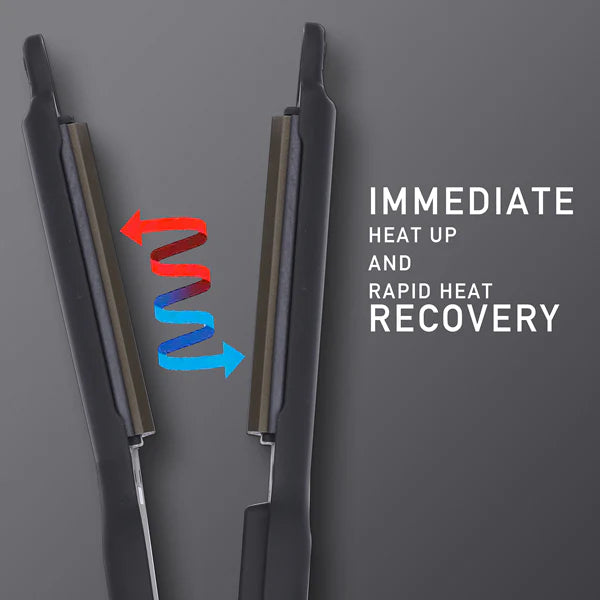 Ikonic Professional S9+ Hair Crimper Black