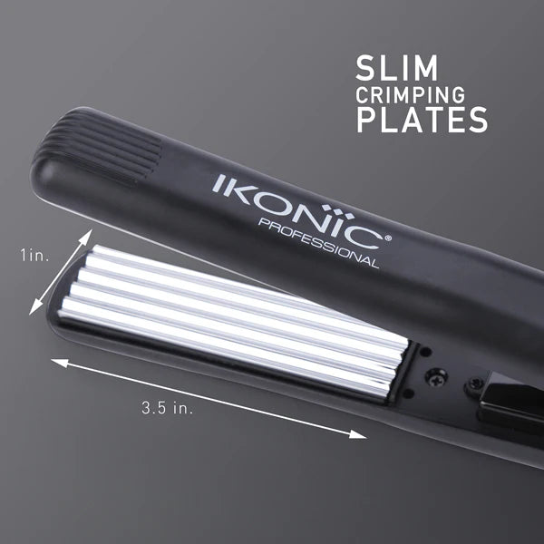 Ikonic Professional Slim Titanium Crimp Hair Crimper