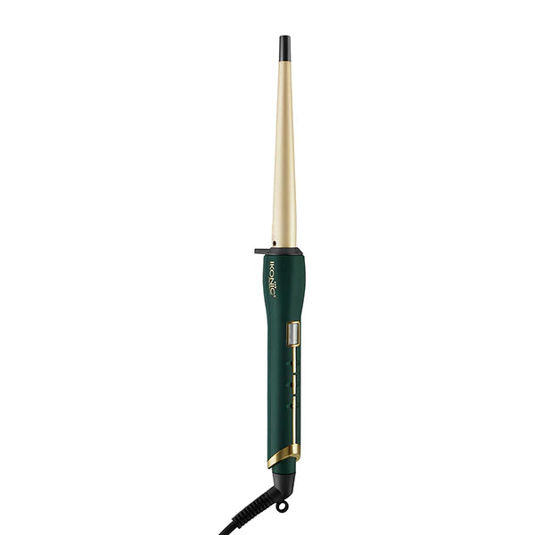 Ikonic Professional Conical Tong Emerald Hair Curler