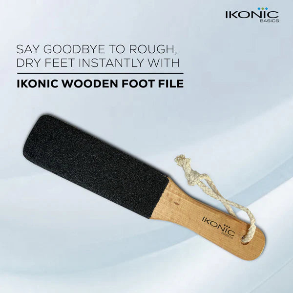 Ikonic Basics Wooden Foot File    IKB-706C