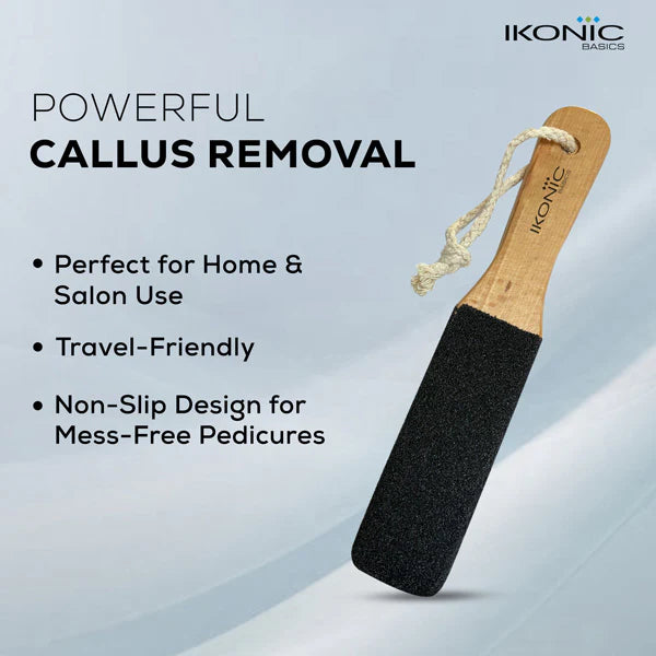 Ikonic Basics Wooden Foot File    IKB-706C