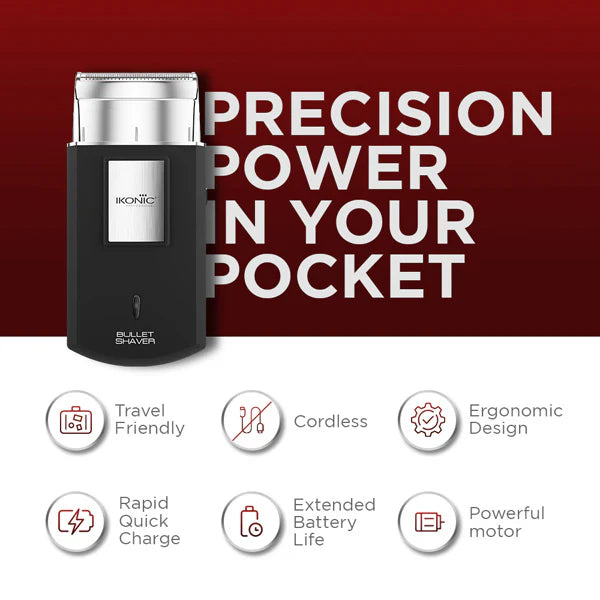 Ikonic Professional Bullet Hair Shaver