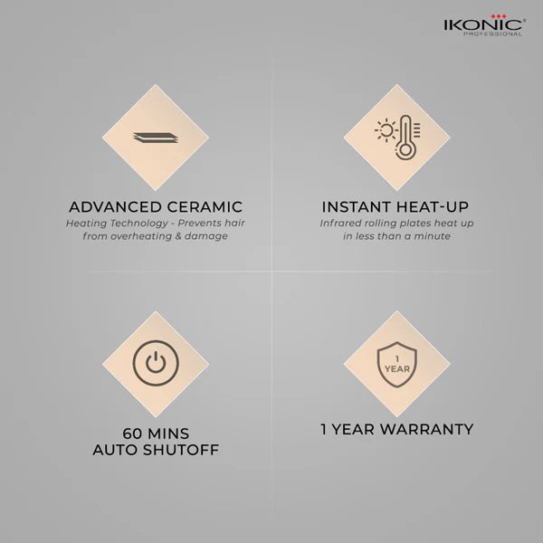 Ikonic Professional Super Crimper Hair Styler