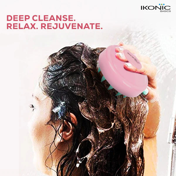 Ikonic Basics Scalp Massager & Shampoo Brush  IKB-053C