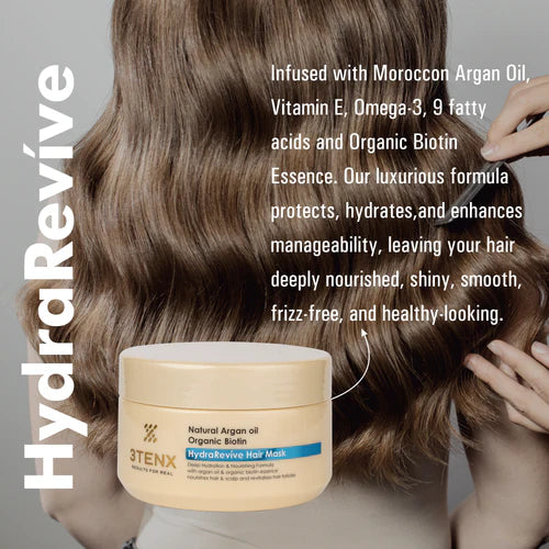 3TENX - HYDRA REVÍVE HAIR MASK (500ml)