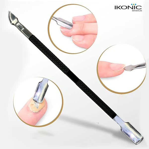 Ikonic Basics 2 in 1  Cuticle Pusher & Cutter  IKB-644-1C