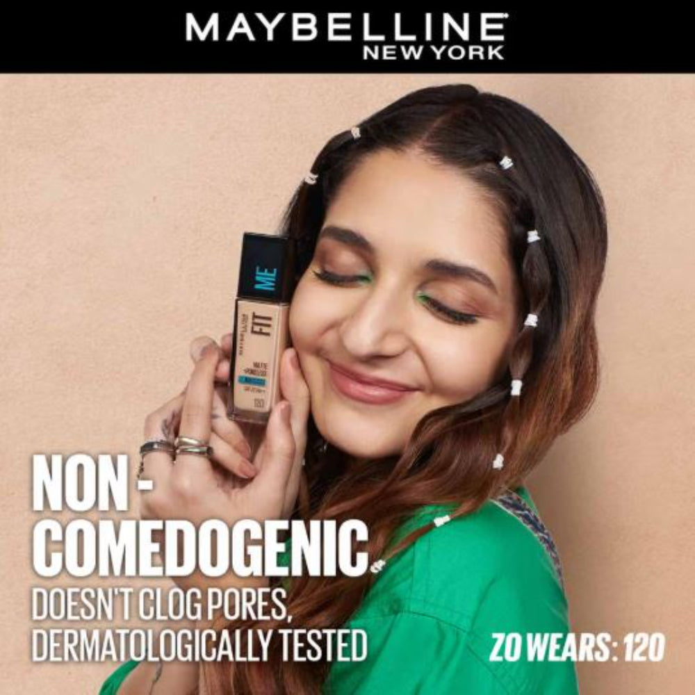 Maybelline New York Fit Me Matte+Poreless 16H Oil Control Foundation With SPF 22 PA++ (30ml)