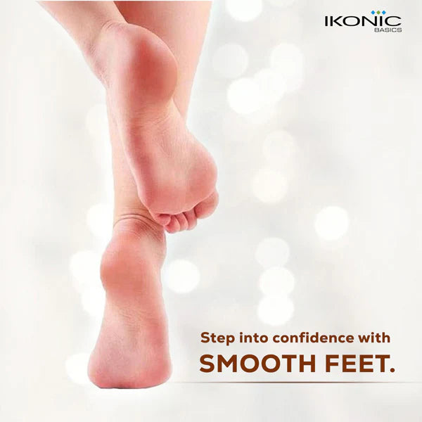 Ikonic Basics Sided Sand Bamboo Foot Scraper  IKB-758C