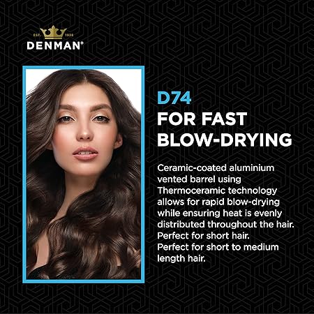 Denman Small Hot Curl, D 74 - 30mm