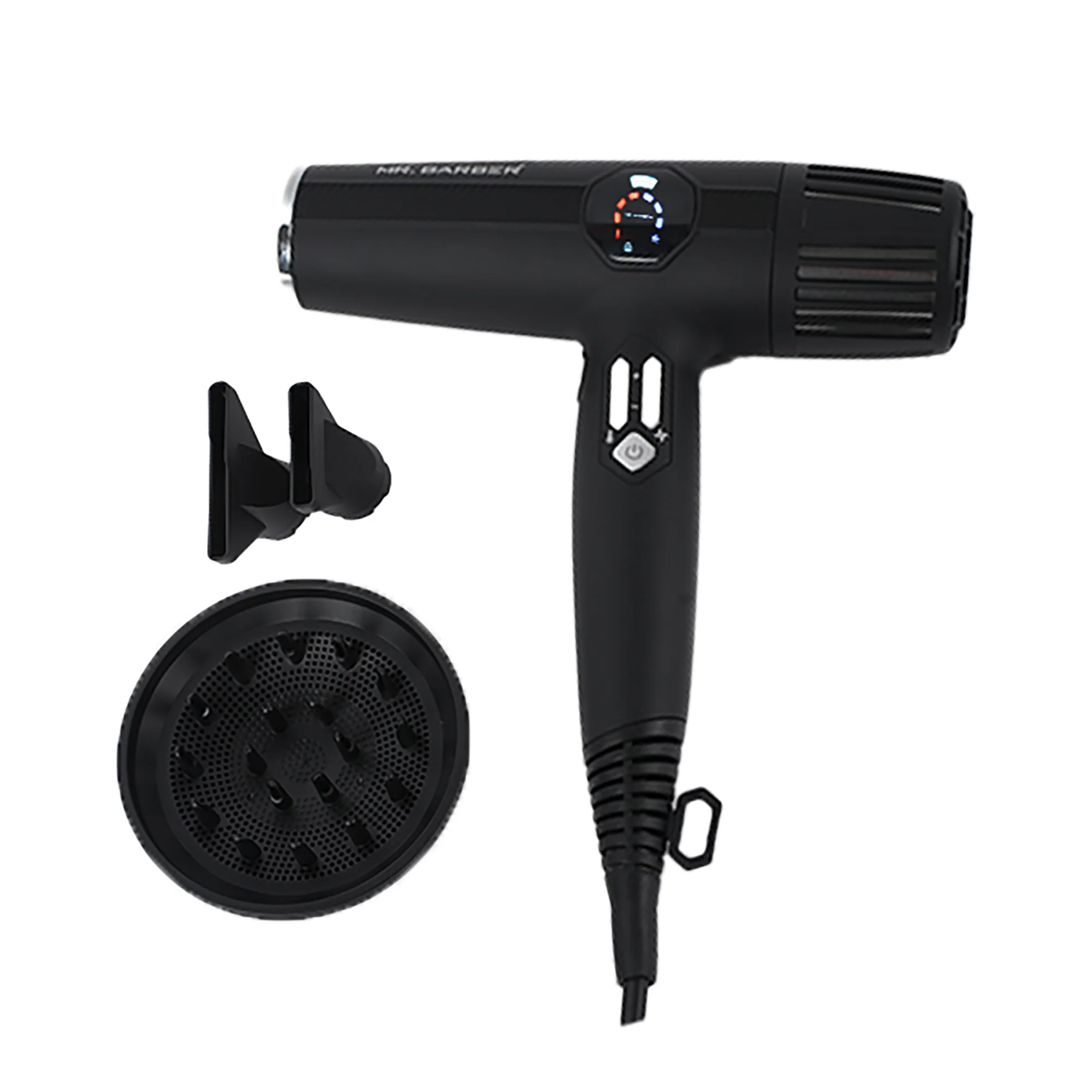 Mr. Barber Autograph Pro Smart Hair Dryer 2400 Watts - Black | Bldc Motor 70000 RPM | Quick Dry 5 Heat Modes